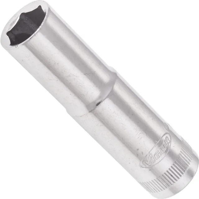 VIGOR Pipe 11 mm 3/8" 6-kant lang Mål: 63 mm, for manuell bruk 