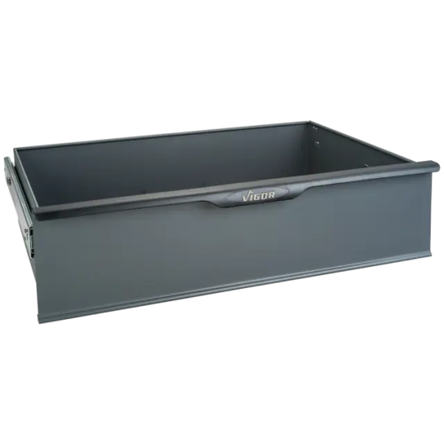 VIGOR Skuff høy for L-serien 569 mm, bredde: 398 mm, høyde: 154 mm 
