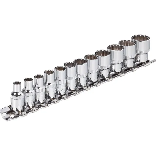 VIGOR Pipesett 12 deler 1/4" Multiprofil Mål: 25 mm, for manuell bruk 