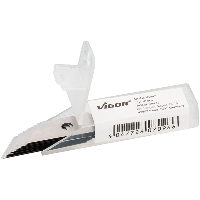 VIGOR Trapes-reserveklinger 10 deler For universalkniv V7099-S 