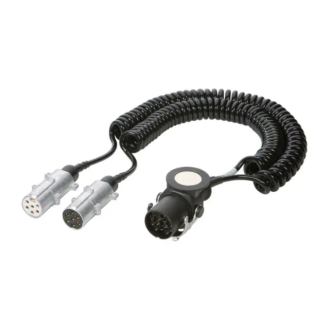 Vignal 7P-15P spiralkabel adapter 