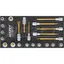 Hazet Sett med skrutrekkerpiper TORX® | 1/2 tomme firkantdrev | 22 deler