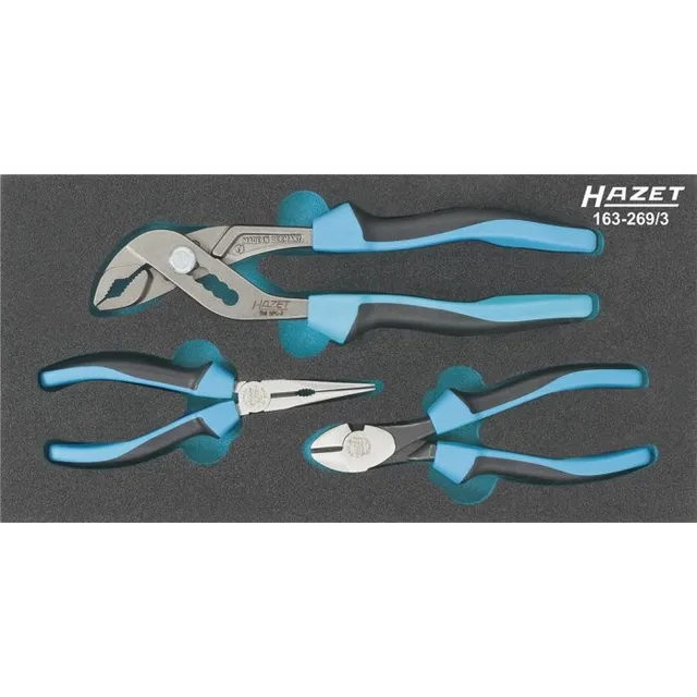 Hazet Tangsett 163-269/3 3 deler Verktøymodul "Safety-Insert-System" 