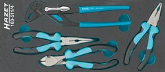 Hazet Tangsett 163-511/4 4 deler Verktøymodul "Safety-Insert-System"