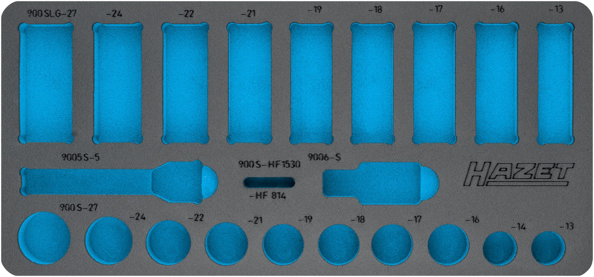 Hazet Tokomponents mykskuminnlegg L x B: 435 mm x 25 mm