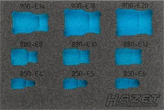 Hazet Tokomponents mykskuminnlegg L x B: 172 mm x 114 mm