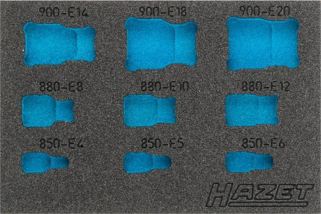 Hazet Tokomponents mykskuminnlegg L x B: 172 mm x 114 mm 