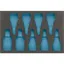 Hazet Tokomponents mykskuminnlegg L x B: 172 mm x 114 mm