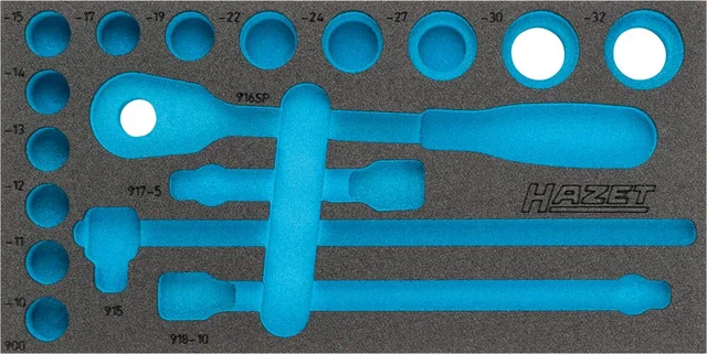 Hazet Tokomponents mykskuminnlegg L x B: 342 mm x 172 mm 