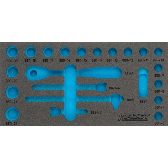Hazet Tokomponents mykskuminnlegg L x B: 342 mm x 172 mm 