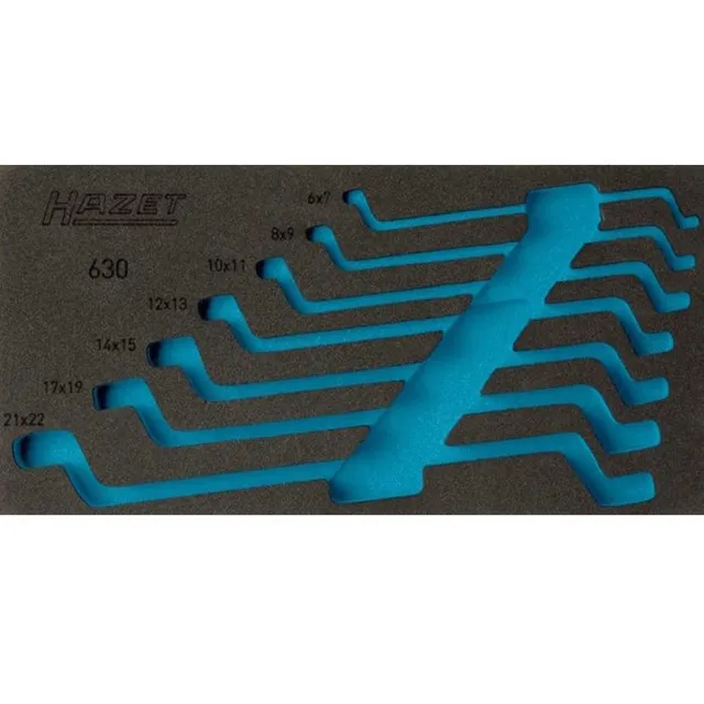 Hazet Tokomponents mykskuminnlegg L x B: 342 mm x 172 mm 