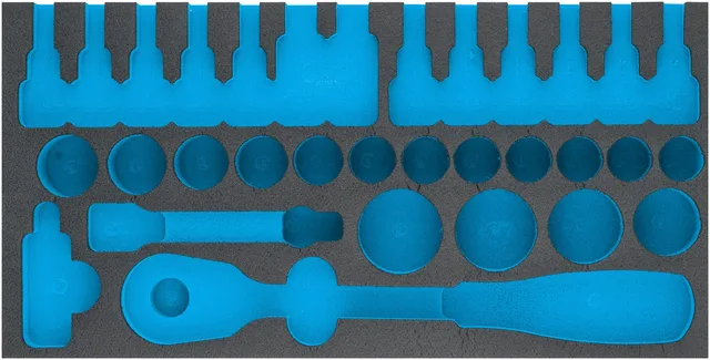 Hazet Tokomponents mykskuminnlegg L x B: 342 mm x 172 mm 