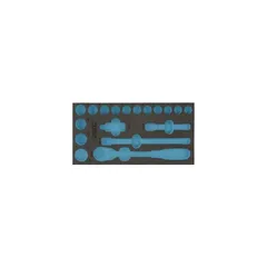 Hazet Tokomponents mykskuminnlegg L x B: 342 mm x 172 mm