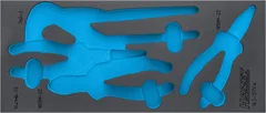 Hazet Tokomponents mykskuminnlegg L x B: 392 mm x 172 mm