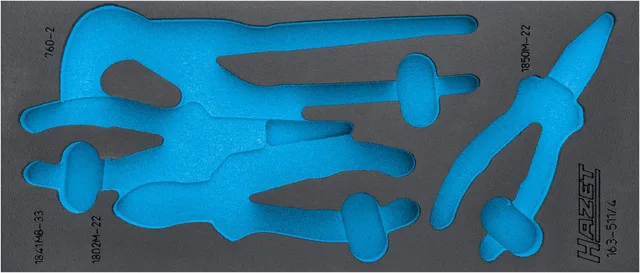 Hazet Tokomponents mykskuminnlegg L x B: 392 mm x 172 mm 