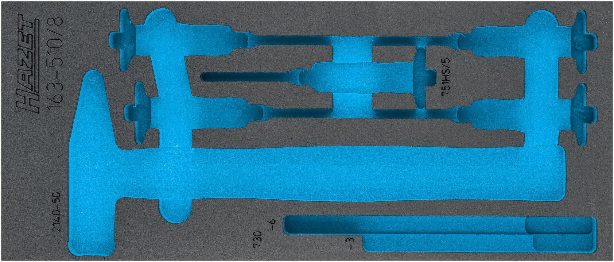 Hazet Tokomponents mykskuminnlegg L x B: 392 mm x 172 mm