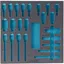 Hazet Tokomponents mykskuminnlegg L x B: 344 mm x 342 mm