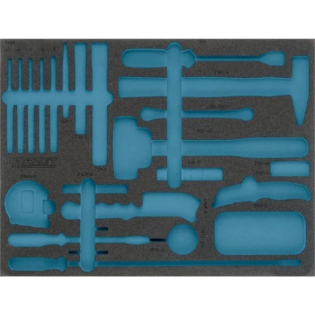 Hazet Tokomponents mykskuminnlegg L x B: 519 mm x 392 mm 