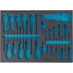 Hazet Tokomponents mykskuminnlegg L x B: 519 mm x 392 mm
