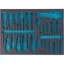 Hazet Tokomponents mykskuminnlegg L x B: 519 mm x 392 mm