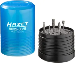 Hazet Fresestift-sett i hardmetall 3 mm | 5 deler
