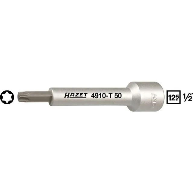 Hazet Motholder 4910-T50 innv. TORX® for stempelstang | 1/2 tomme firkantdrev 