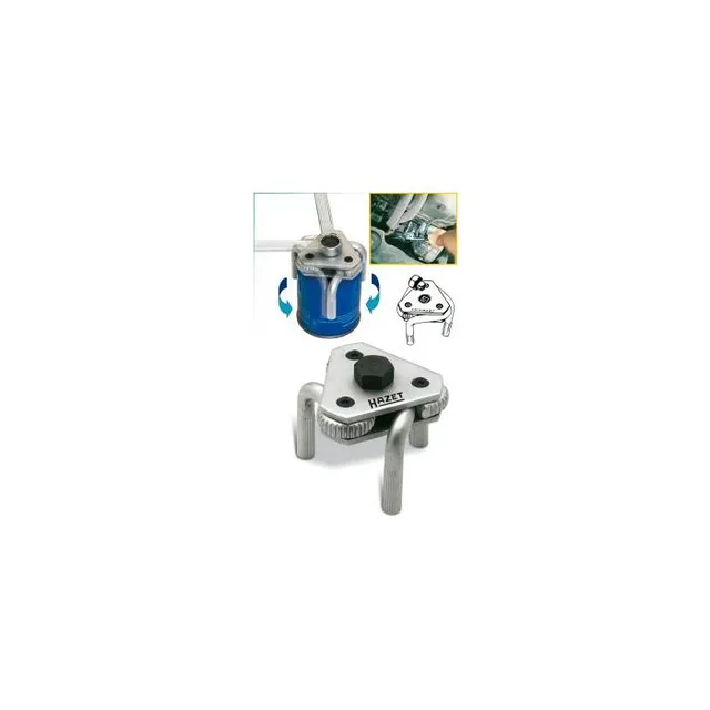 Hazet Oljefilterpipe 2172 65 – 115 mm 3/8 tomme (1 mm) firkantdrev 