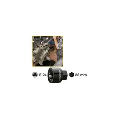 Hazet Bremsekaliper-innsats 2871-E24 22 mm utvendig sekskant | utv. TORX®