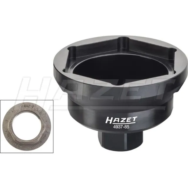 Hazet Nyttekjøretøy-akselmutter-pipe 6-kant | NV 85 mm 