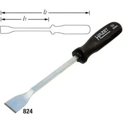 Hazet Flatskraper 824 NV 0,5 x 23 mm Flatprofil