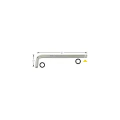 Hazet Vinkelskrutrekker 2105LG-12 Unbrakoprofil | NV 12 mm