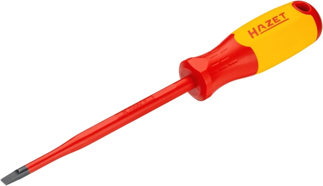 Hazet Elektriker-skrutrekker 811KV-65 isolert | Slisseprofil | NV 1,2 x 6,5 mm 