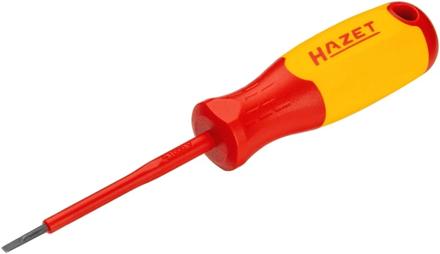 Hazet Elektriker-skrutrekker 811KV-25 isolert | Slisseprofil | NV ,4 x 2,5 mm 