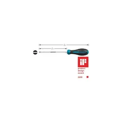 Hazet Skrutrekker HEXAnamic® 802-80 Slisseprofil | NV 1,2 x 8 mm