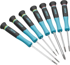 Hazet Elektronikk-skrutrekker 811EL/7 PH-profil PH, Slisseprofil | 7 deler