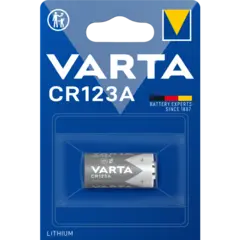 VARTA Alkalisk CR123A 1pk