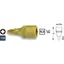 Hazet Skrutrekkerpipe 8507-PZ2 NV 1/4 tomme firkantdrev | PZ-profil PZ