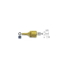 Hazet Skrutrekkerpipe 8502-T9 NV T9 1/4 tomme firkantdrev | innv. TORX®