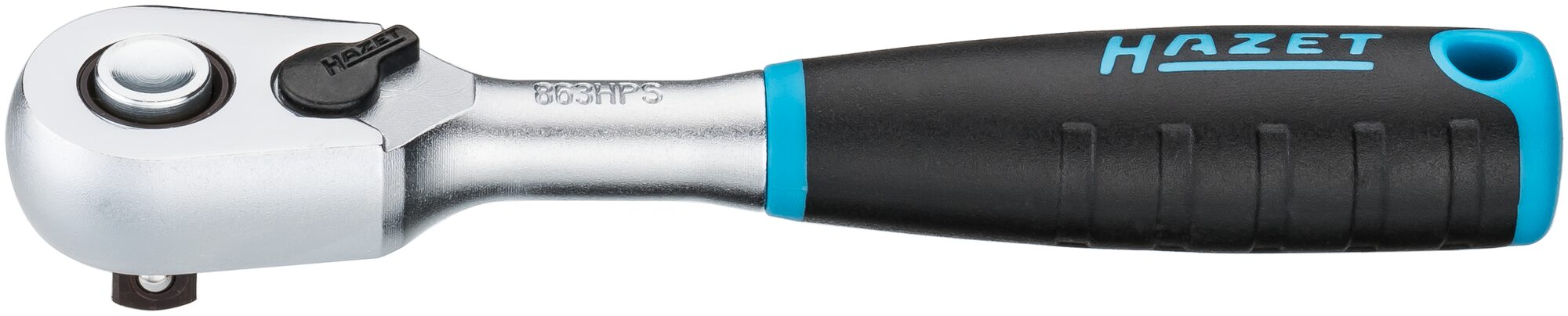 Hazet HiPer Fintannet skralle med 1/4 tomme firkantdrev | Lengde 116 mm