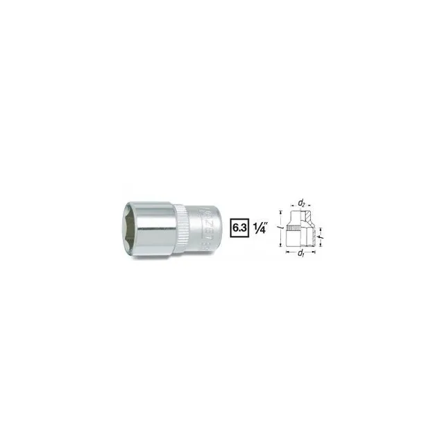 Hazet Pipe 850A-9/32 6-kant 1/4 tomme firkantdrev | NV 9/32" 