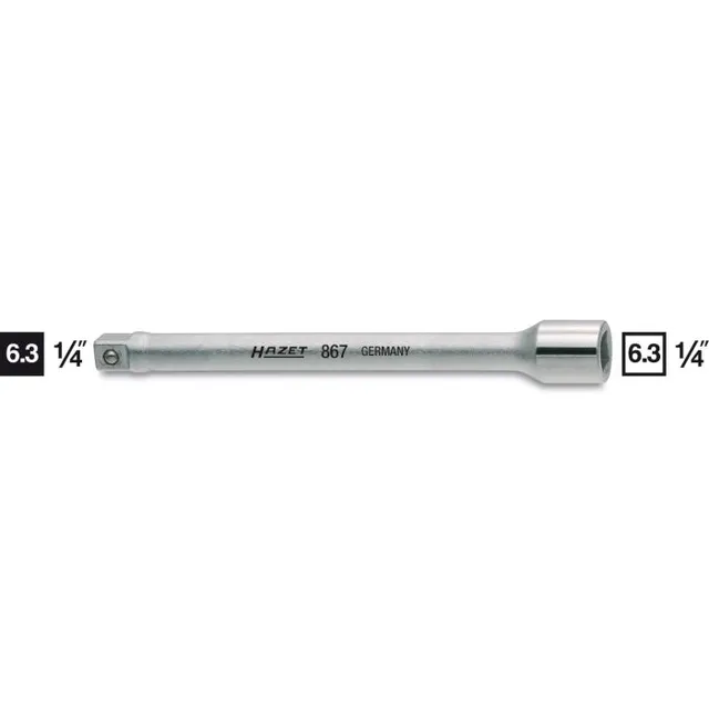 Hazet Forlenger 867-4 Lengde 101,5 mm 1/4 tomme firkantdrev 