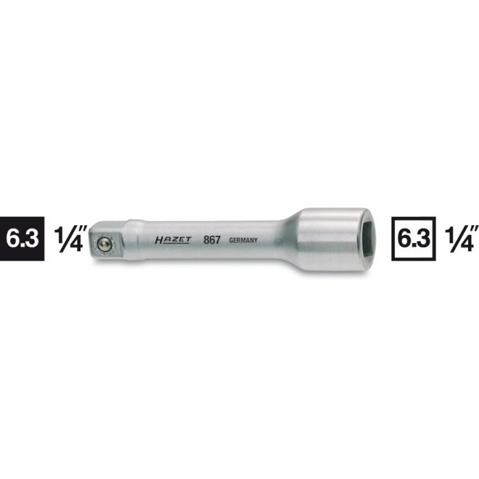Hazet Forlenger 867-2 Lengde 55 mm 1/4 tomme firkantdrev