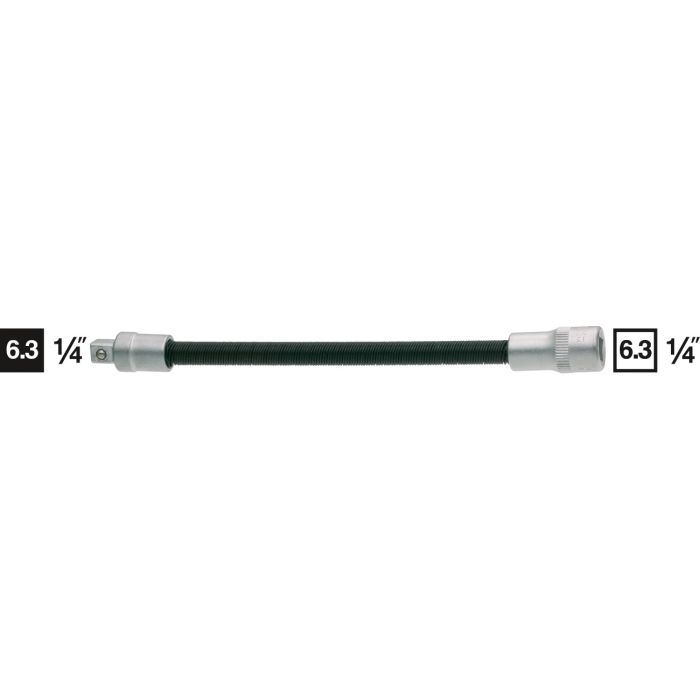 Hazet Forlenger 870 Lengde 150 mm fleksibel | 1/4 tomme firkantdrev