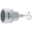 Hazet Pipe 1100Z-80 Ytterprofil 12-kant 1 tomme (25 mm) firkantdrev | NV 8 mm