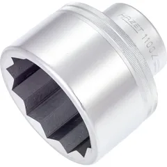 Hazet Pipe 1100Z-75 Ytterprofil 12-kant 1 tomme (25 mm) firkantdrev | NV 75 mm