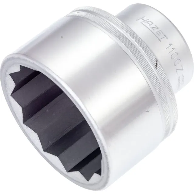 Hazet Pipe 1100Z-70 Ytterprofil 12-kant 1 tomme (25 mm) firkantdrev | NV 7 mm 