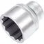 Hazet Pipe 1100Z-55 Ytterprofil 12-kant 1 tomme (25 mm) firkantdrev | NV 55 mm