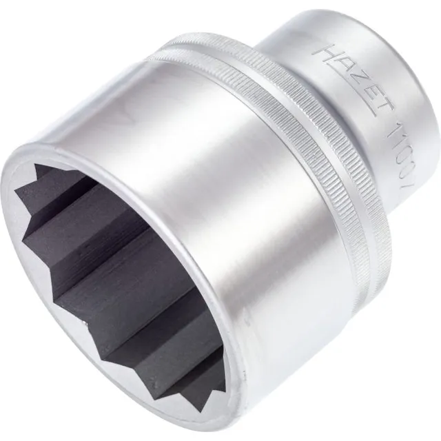 Hazet Pipe 1100Z-55 Ytterprofil 12-kant 1 tomme (25 mm) firkantdrev | NV 55 mm 