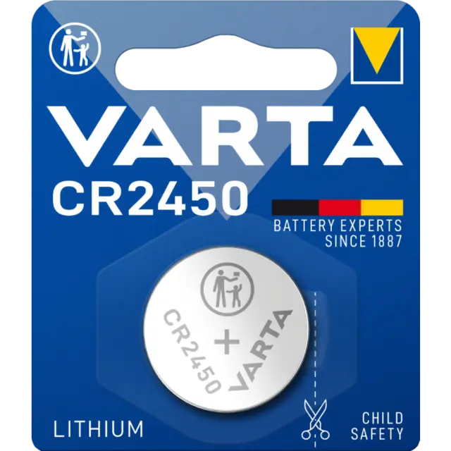 VARTA Knappcelle CR2450 1pk 
