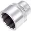 Hazet Pipe 1100Z-50 Ytterprofil 12-kant 1 tomme (25 mm) firkantdrev | NV 5 mm